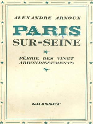 cover image of Paris sur Seine